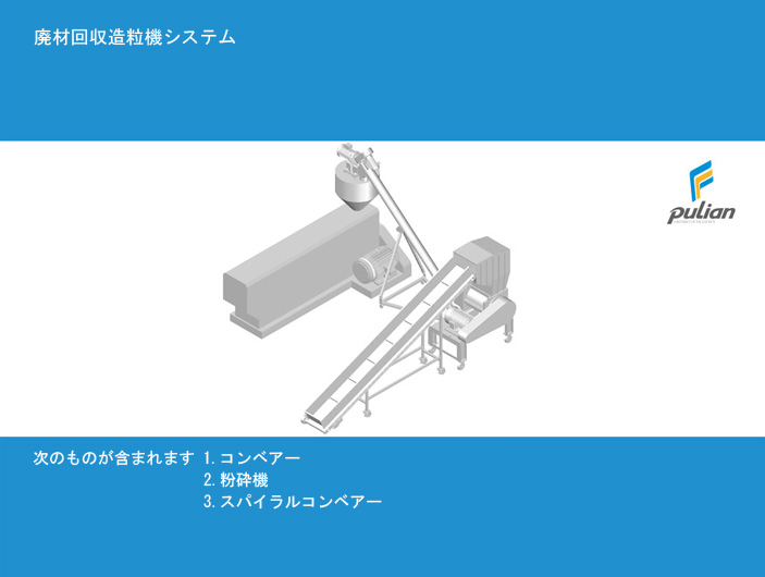 廃材回収造粒機